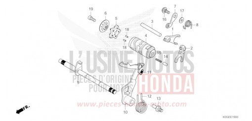 GEARSHIFT DRUM C125AN de 2022